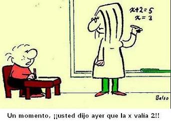 chiste-ecuacion3 Montoro suspende Matemáticas